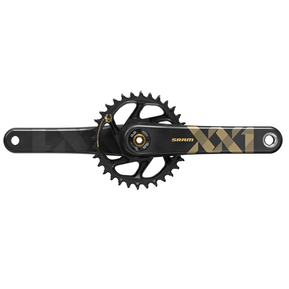 SRAM Crank XX1 Eagle Boost 148 DUB 12s 175 w Direct Mount 34t X-SYNC 2 Chainring Black (DUB Cups/Bearings Not Included)