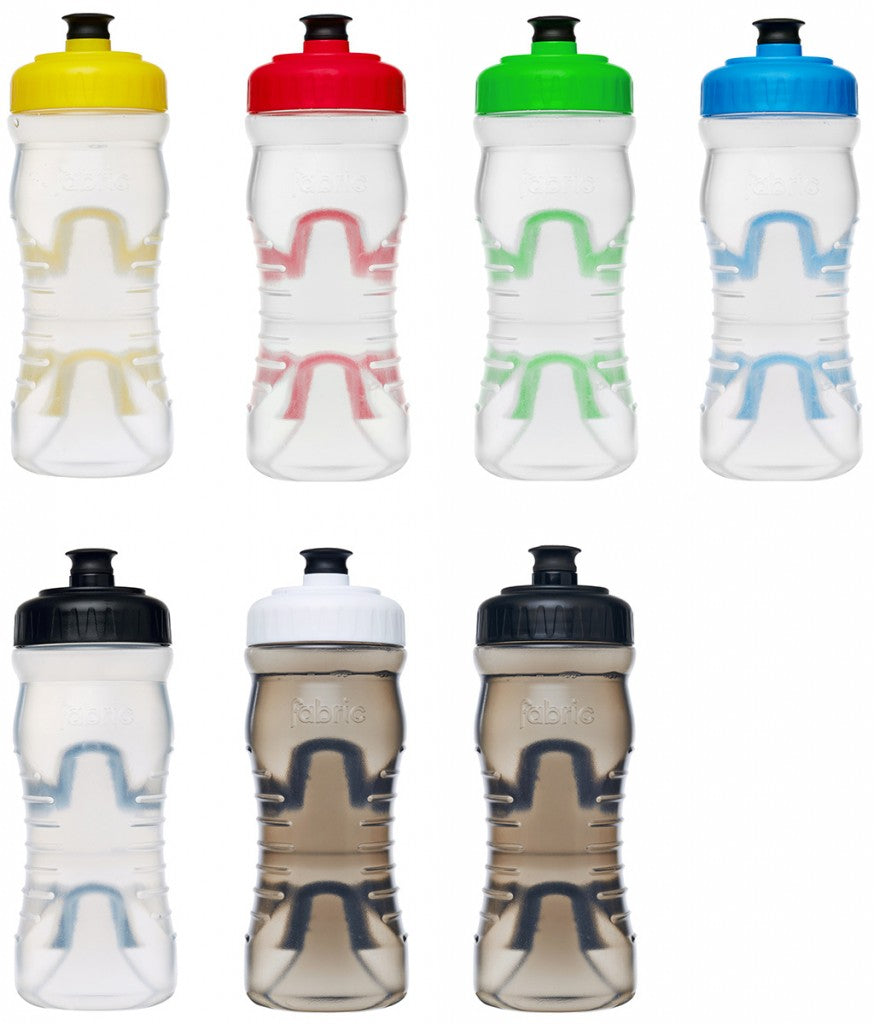 Fabric Cageless Water Bottle 600ml Smoke With White Cap