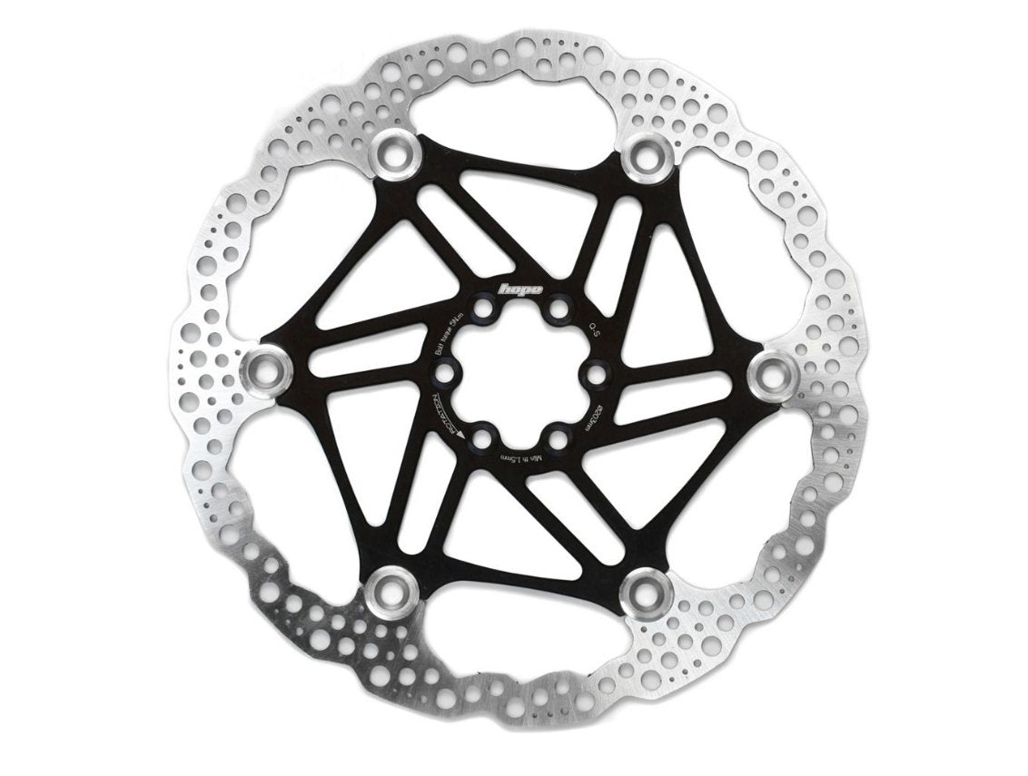 Hope Floating Disc - 160mm, 6-Bolt-float Black