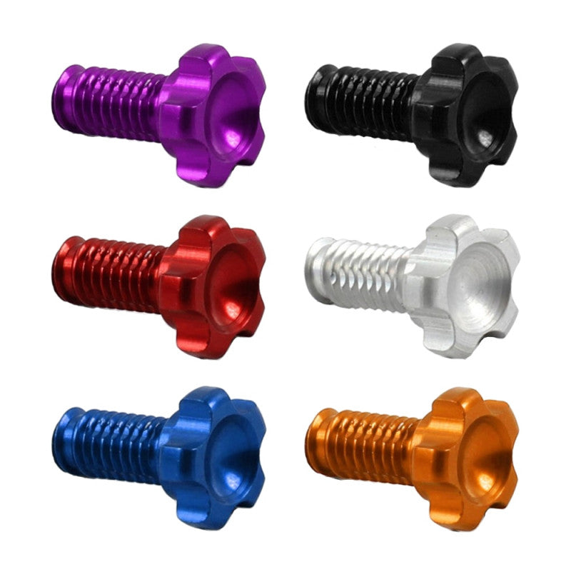 HOPE PART BRAKE MASTER CYLINDER BPC AND REACH ADJUSTER SCREW TECH PURPLE