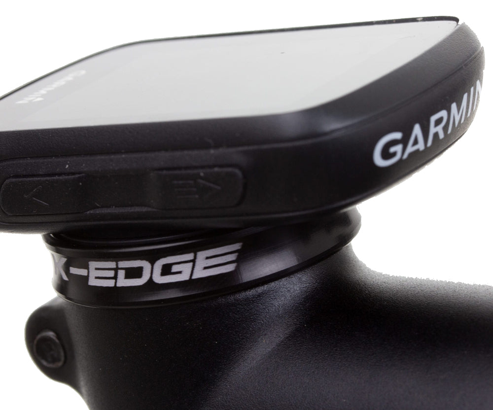 K-EDGE Gravity Cap Stem Mount for Garmin Quarter Turn Type Computers, Black
