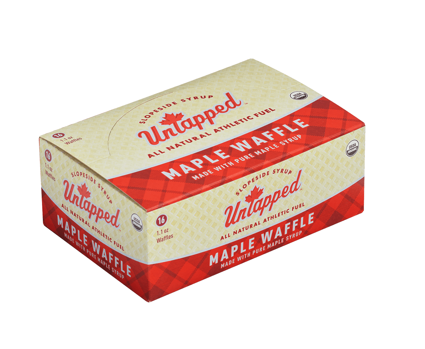 UnTapped Organic Maple Waffle: Box of 16 SINGLE