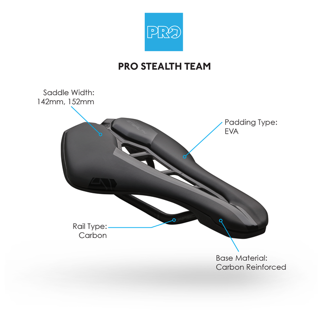 SHIMANO PRO Stealth Team Black 142mm