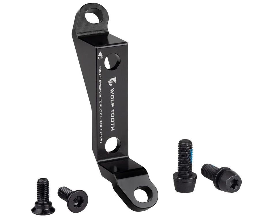 Wolf Tooth Disc Brake Adapter - Post to Flat Mount, +20mm