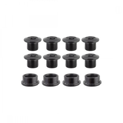 CHAINRING BOLT SET OR8 THRUSTER BOOST/FAT DOUBLE STL BK