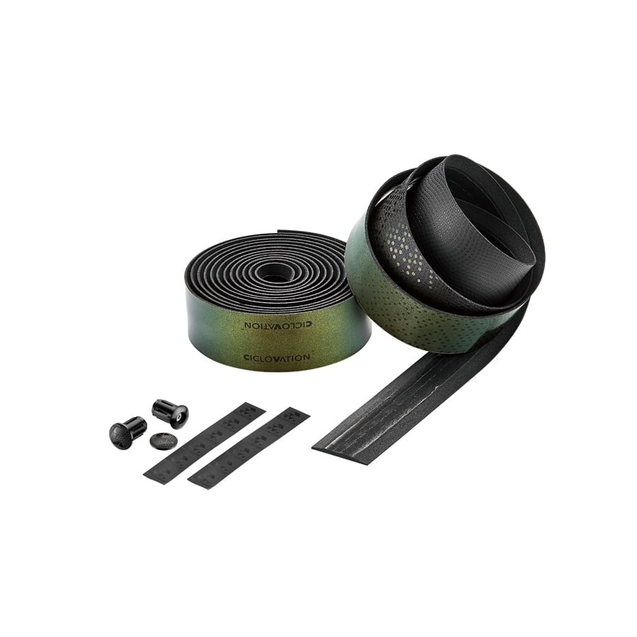 Chameleon Leather Touch Handlebar Tape, Green
