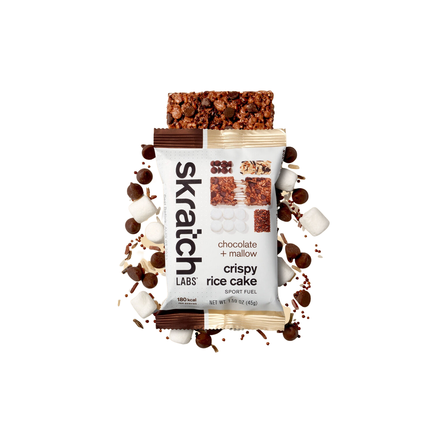 SKRATCH LABS CRISPY RICE CAKE CHMLW SINGLE