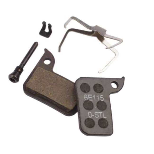 BRAKE SHOES SRAM DISC ROAD HYD ORG/STL RED HRD 11s