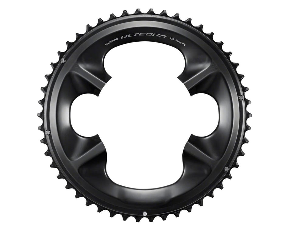 Shimano Ultegra FC-R8100 12-Speed Chainring - 50t, Asymmetric 110 BCD, Black, NK