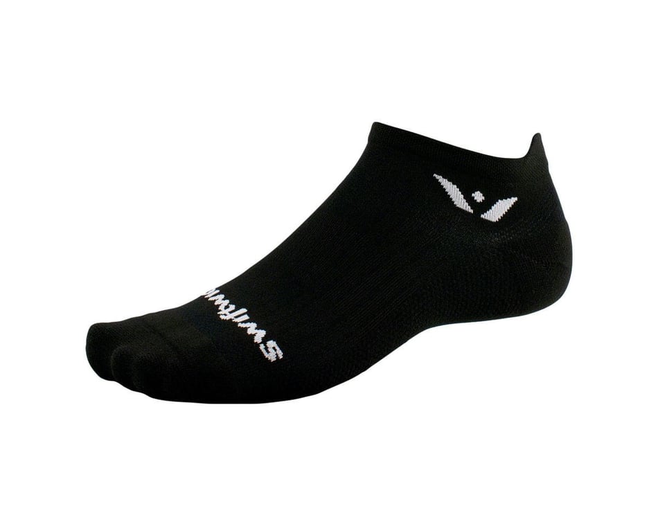 Swiftwick Aspire No Show Socks - Black, Medium