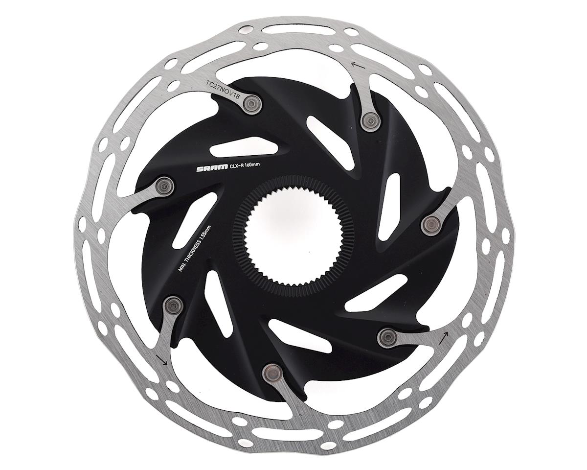 BRAKE PART SRAM DISC ROTOR 160 C-LINE XR ROAD CL 2-PIECE ROUNDED SL/BK