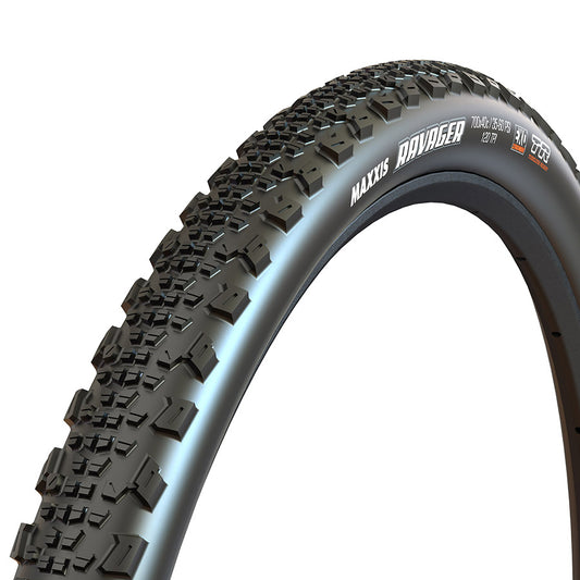 Maxxis, Ravager, Gravel Tire, 700x45C, Folding, Tubeless Ready, SS, 120TPI, Black