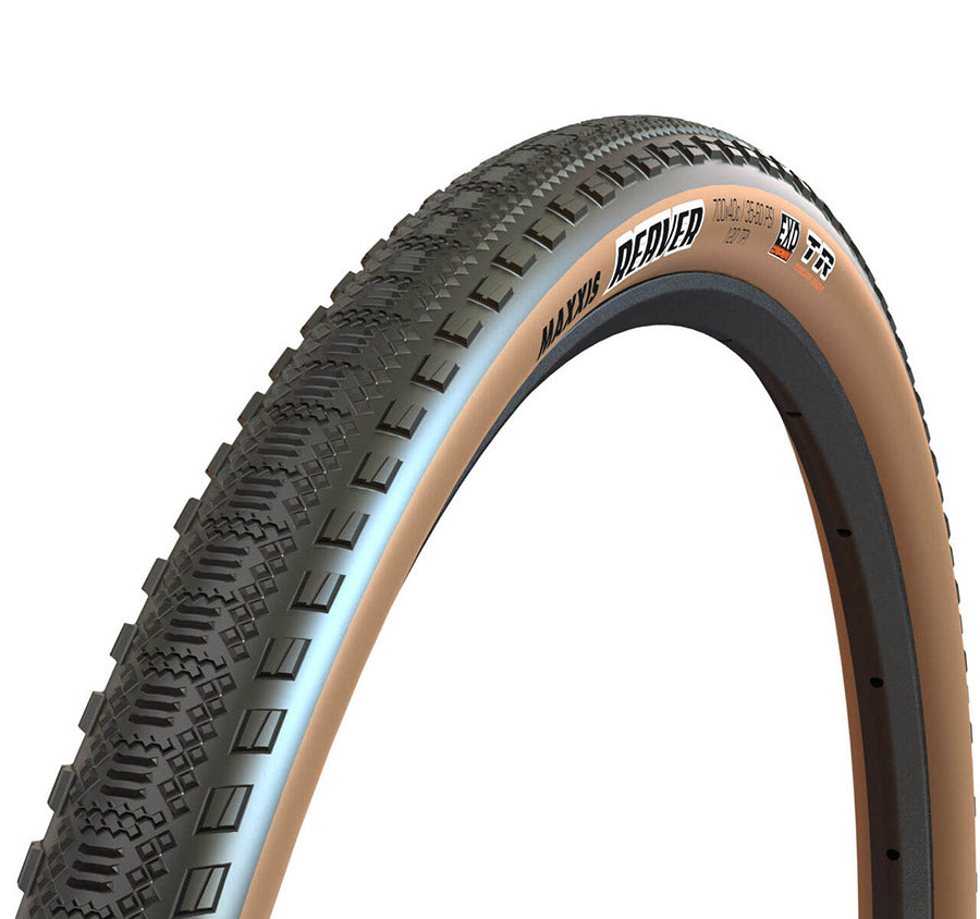 Maxxis Reaver Tire - 700 x 45, Tubeless, Folding, Black/Tan, HYPR-X, EXO