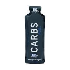 Carbs Fuel 50g  Caffeine Energy Gels single Gel (12ct box)