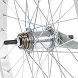 Single Wall - 20" - Alloy Rim - Silver