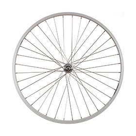 Single Wall - 26"- Alloy Rim - Silver