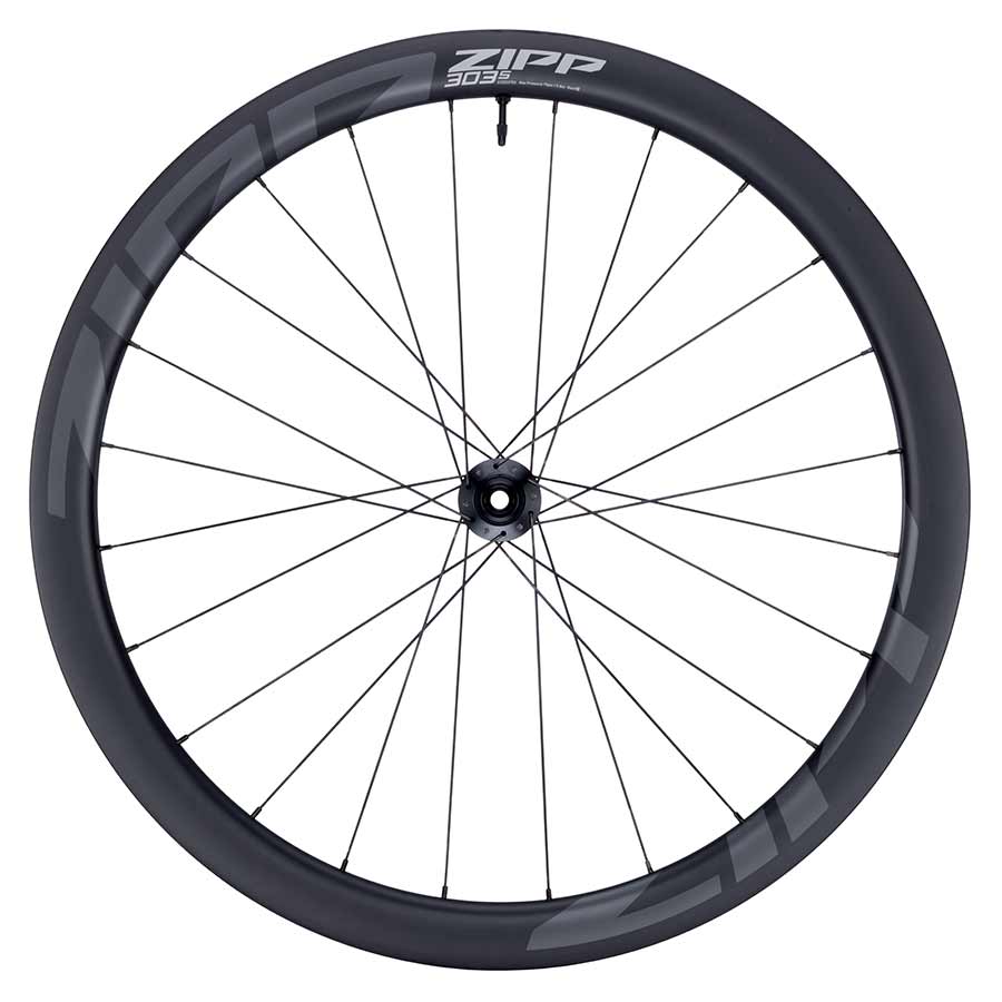 Zipp 303 S Front Wheel - 700, 12 X 100mm, Center-Lock, Tubeless, Black, A1