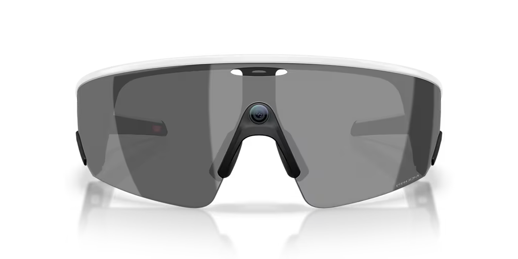 Oakley Meta - Oakley | Meta Vanguard with Meta AI, Audio, Photo, Video Compatibility -Prizm™ Black - White