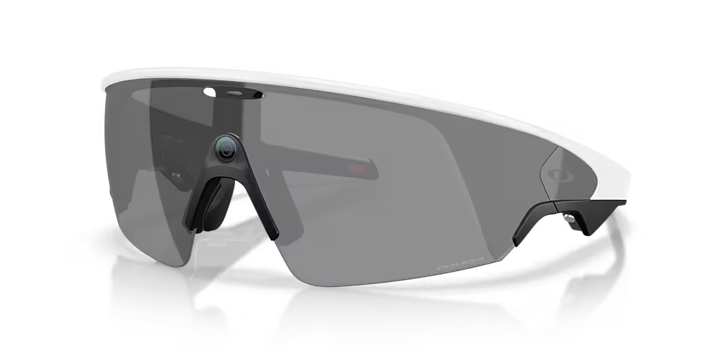 Oakley Meta - Oakley | Meta Vanguard with Meta AI, Audio, Photo, Video Compatibility -Prizm™ Black - White
