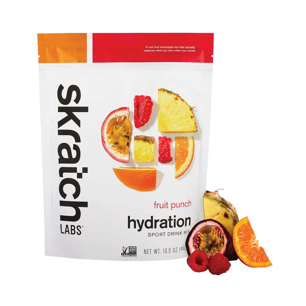 Skratch Labs Sport Hydration Drink Mix: Fruit Punch, 20-Serving Resealable Pouch