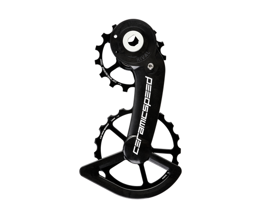 CeramicSpeed Oversized Pulley Wheel System for SRAM Red/Force AXS - Alloy Pulley, Carbon Cage, Gold