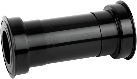 CeramicSpeed BB ALPHA Bottom Bracket - BB86, 86.5mm, For 24mm/Shimano Spindle, Road, Black