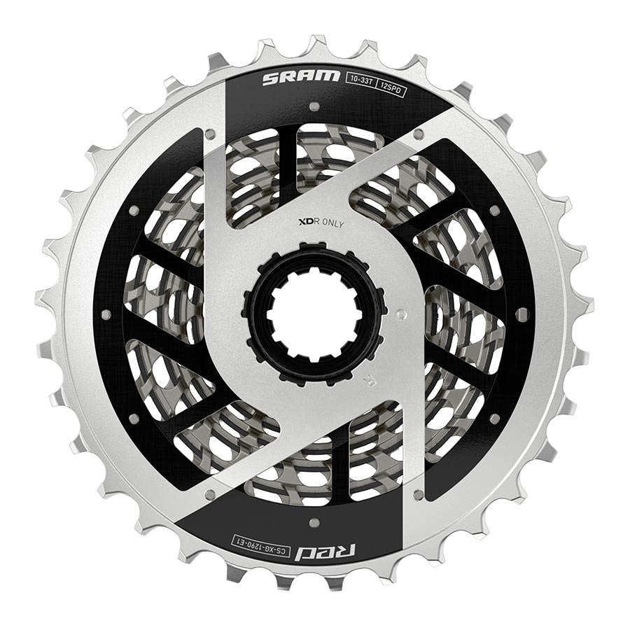SRAM, XG-1290 E1, Cassette, Silver, Speed: 12, 10-30T, XD-R