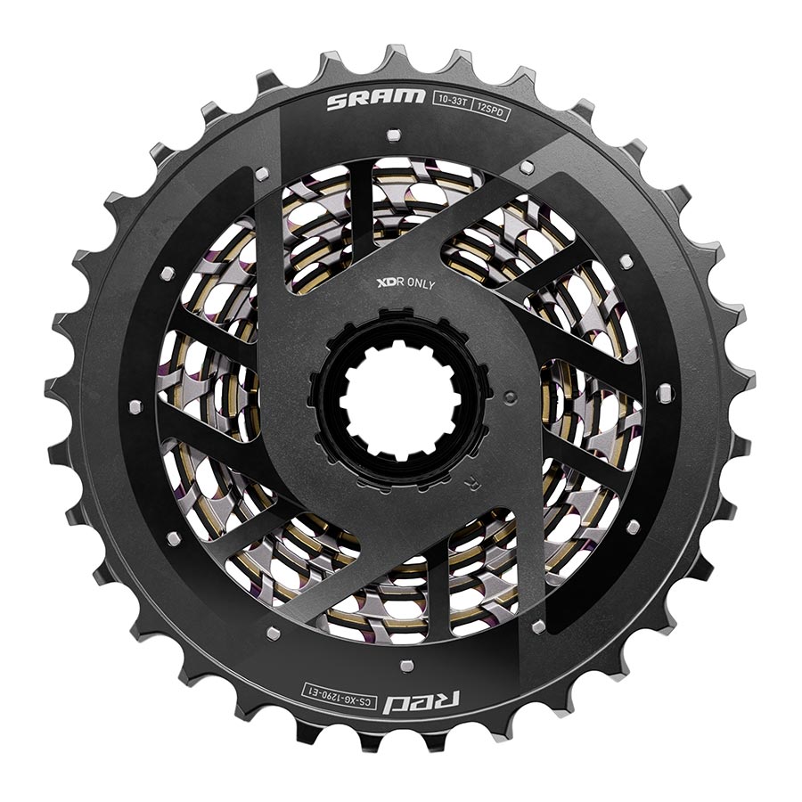 SRAM, XG-1290 E1, Cassette, Silver, Speed: 12, 10-30T, XD-R