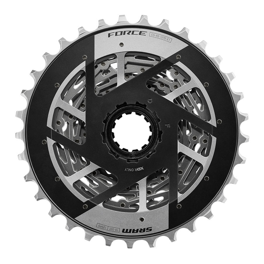 SRAM, XG-1270 E1, Cassette, Silver, Speed: 12, 10-30T, XD-R