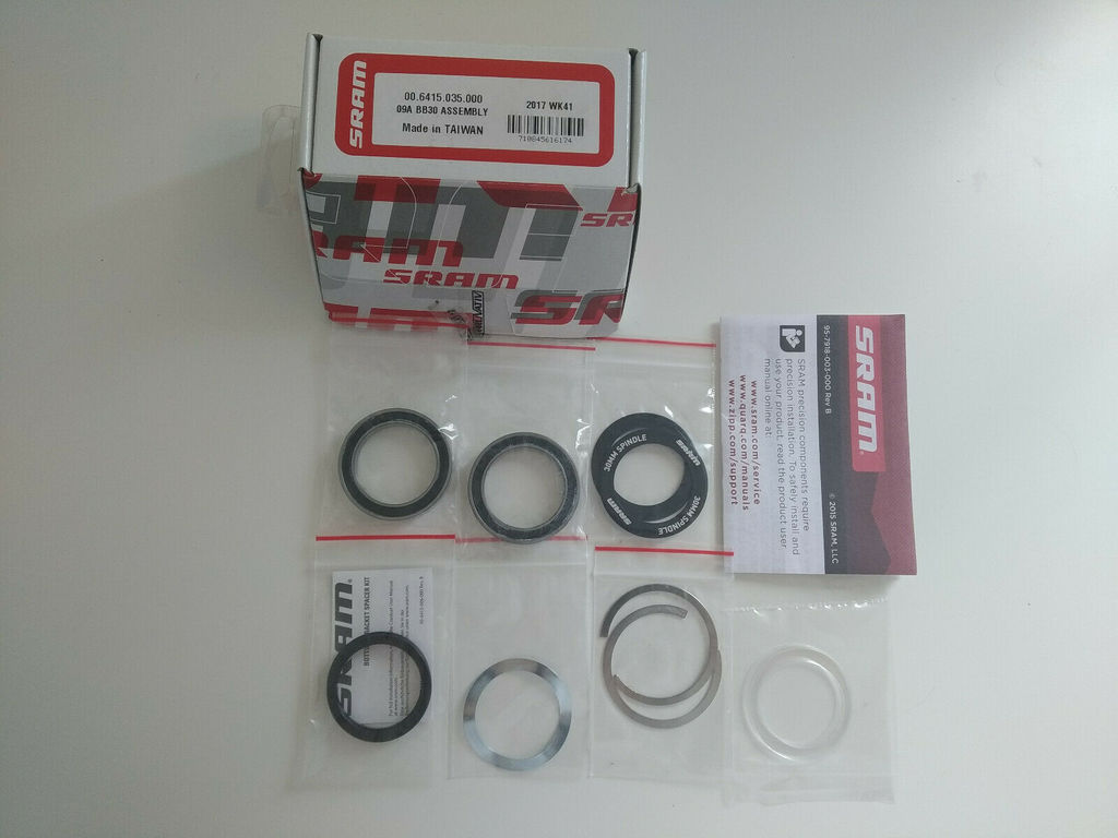 SRAM BB30 BEARING SET ASSEMBLY