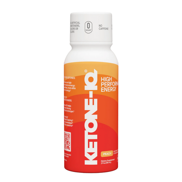 KETONE-IQ CLASSIC PEACH 2oz BOX  serve - 6ct