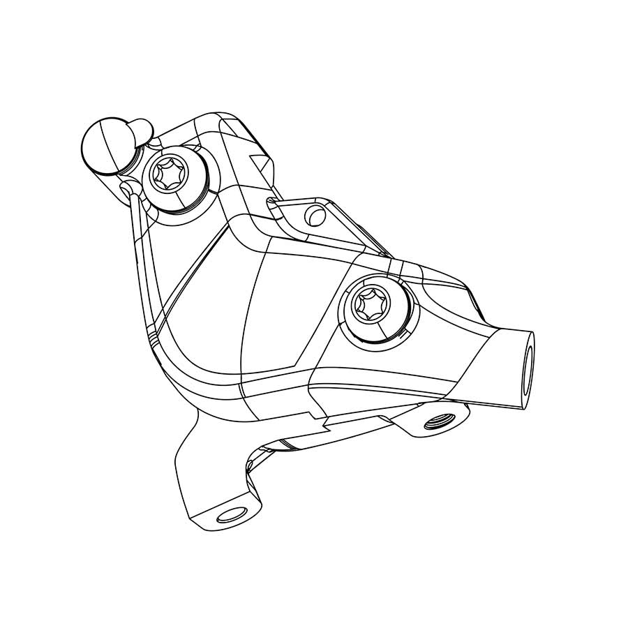 Red ETAP AXS Disc Caliper