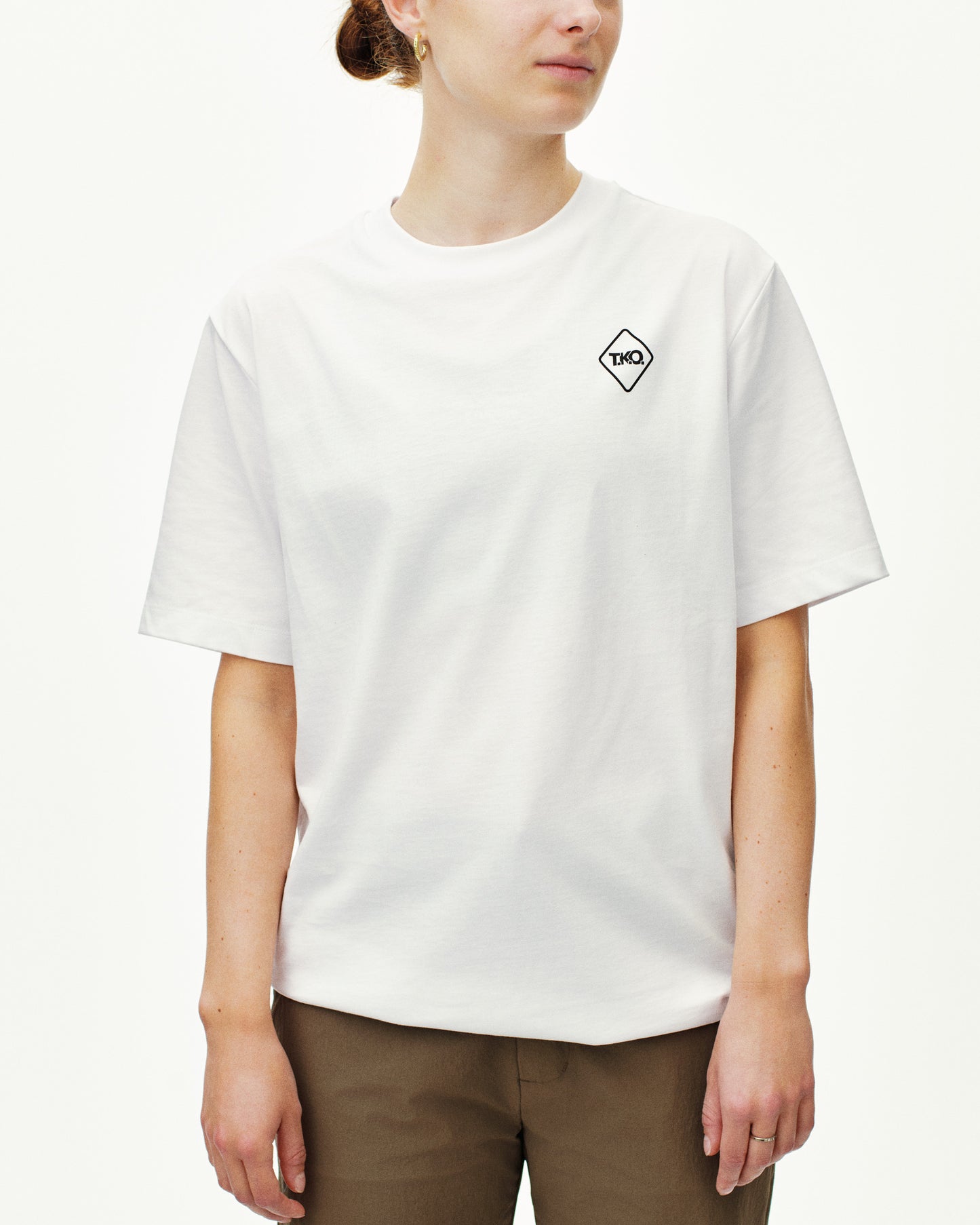 T.K.O. Off-Race Graphic T-Shirt- White