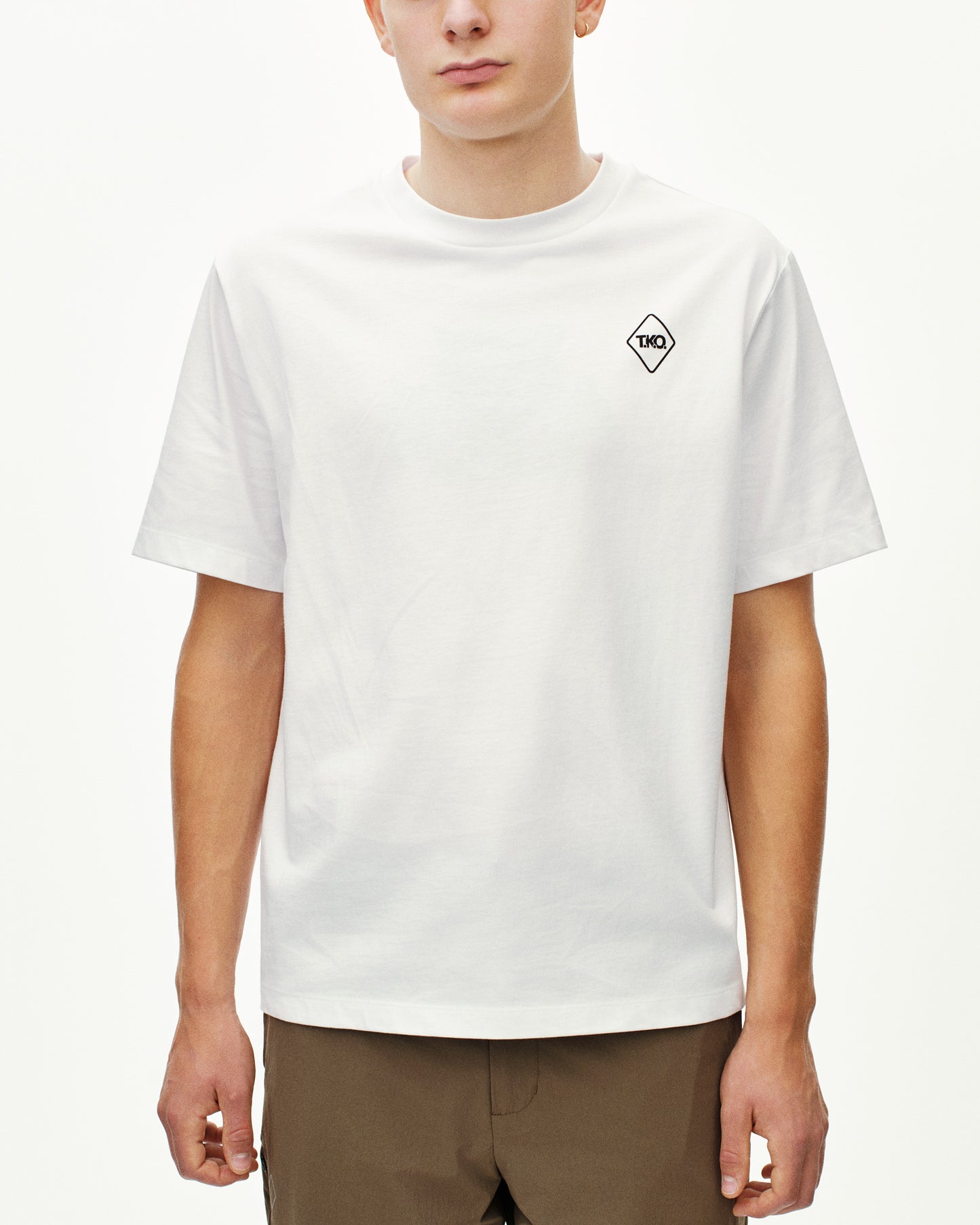T.K.O. Off-Race Graphic T-Shirt- White