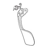 11.7018.005.001 Red 2012 Shift Lever Front