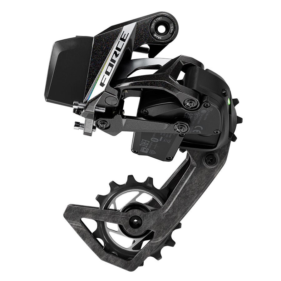 SRAM Force AXS Rear Derailleur - 12-Speed, 36t Max, (Battery Not Included), Carbon Cage, Black, E1