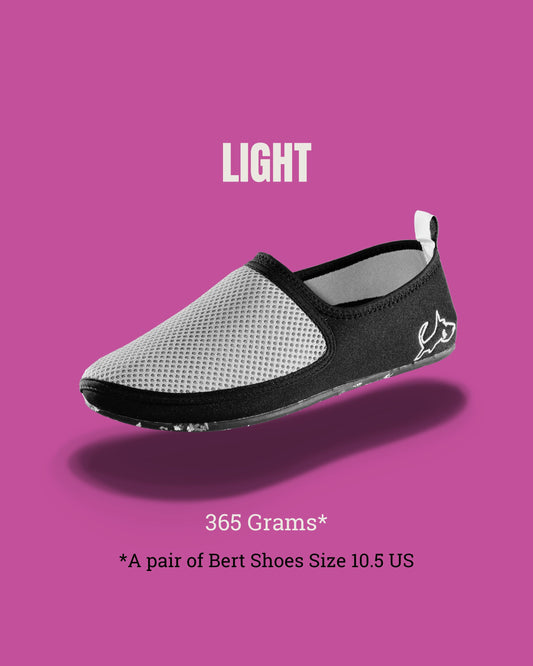 THE BERT SHOE ACTIVE SLIPPERS FOR PRE AND POST WORKOUT