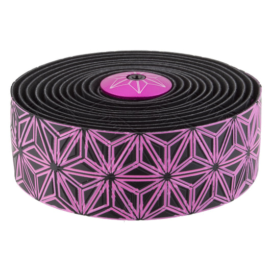Supacaz Super Sticky Kush Star Fade Bar Tape Neon Pink