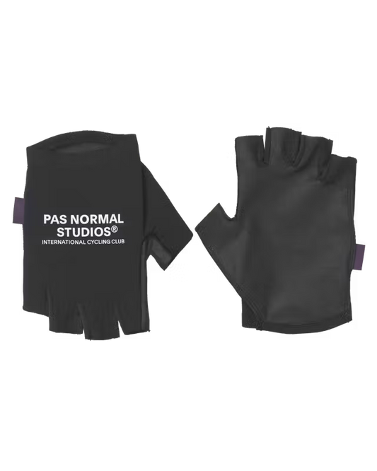 Pas Normal Studios Logo Race Mitts Black