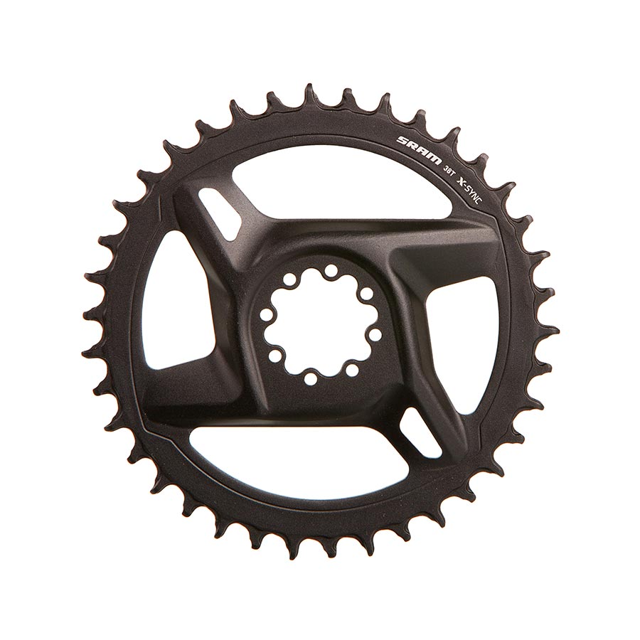 SRAM X-Sync Road Direct Mount Chainring for Rival - 38T, 12-Speed, 8-Bolt Direct Mount, Black
