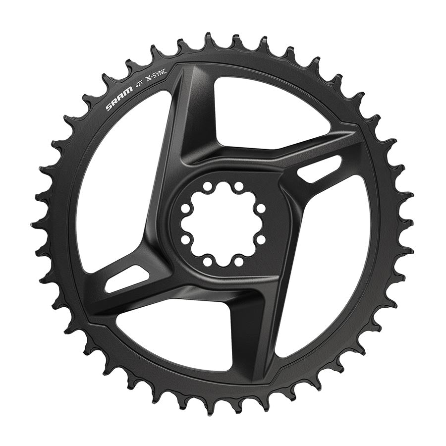 SRAM X-Sync Road Direct Mount Chainring for Rival - 42t, 12-Speed, 8-Bolt Direct Mount, Black
