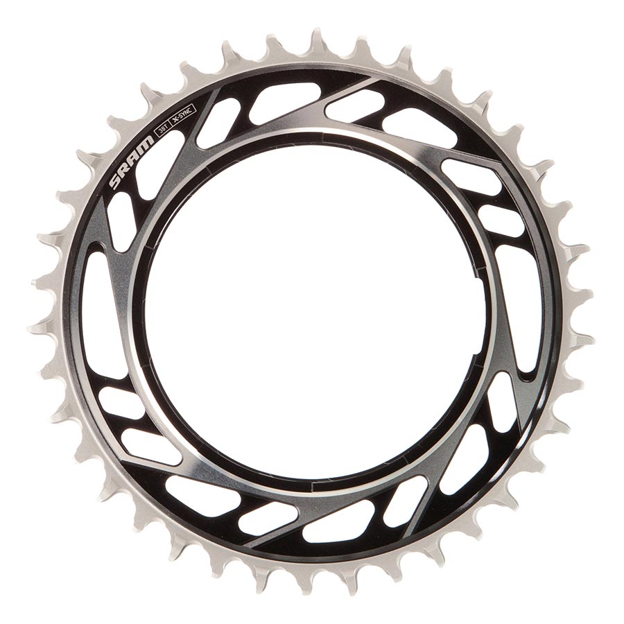SRAM, Road Thread Mount E1, Chainring, Teeth: 44, Speed: 12/13, BCD: Thread Mount, Aluminum