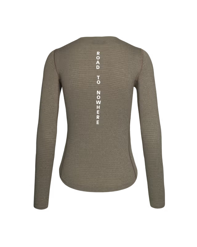 Pas Normal Studios Women's Thermal Long Sleeve Baselayer Dark Stone