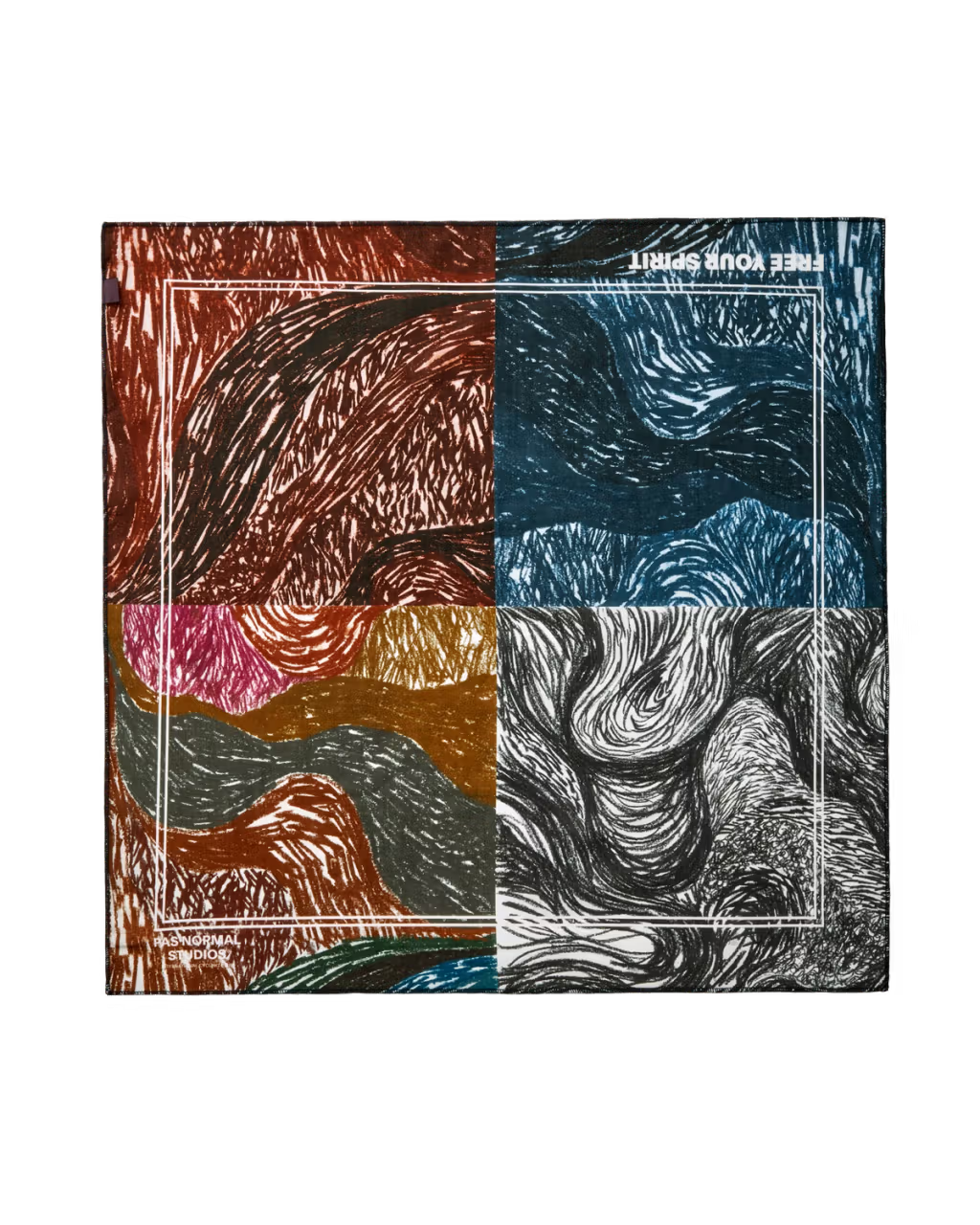 T.K.O. Off-Race Bandana - AOP
