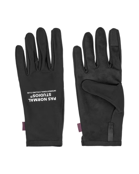 Pas Normal Studios Logo transition gloves full finger. BLACK