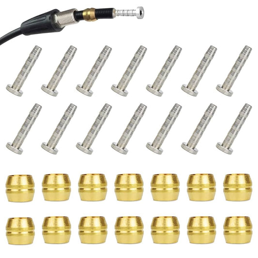 Bicycle Brake Hose and Brass Connection Insert Kit, 2500mm Bike Hydraulic Disc Brake Hose BH90 SHIMANO