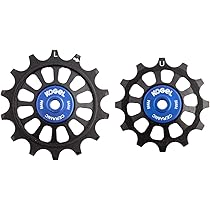Kogel Bearings 12/14T Oversized Pulley Set Shim R9100,  R8100 Road - Blk