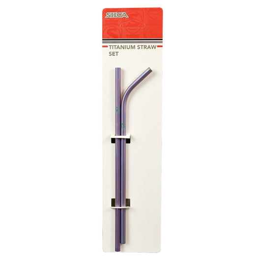 Silca Titanium Straw Set Oil Slick