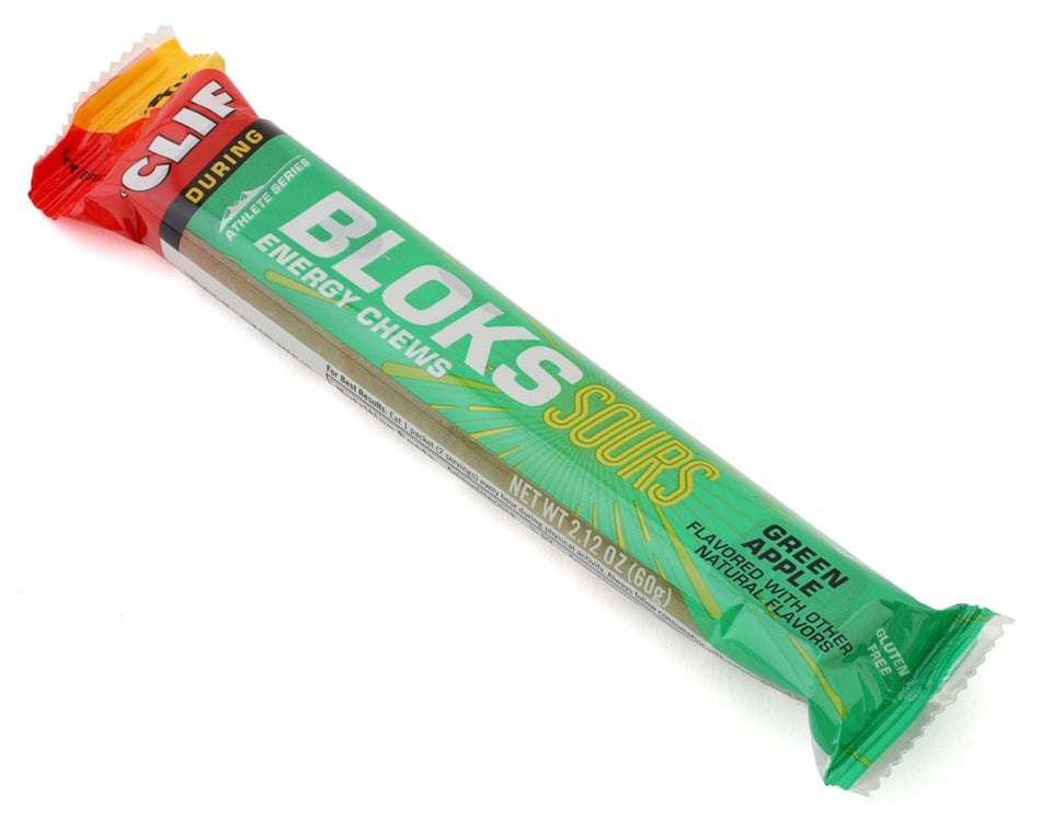 Clif Shot Bloks - Green Apple, Box of 18 single