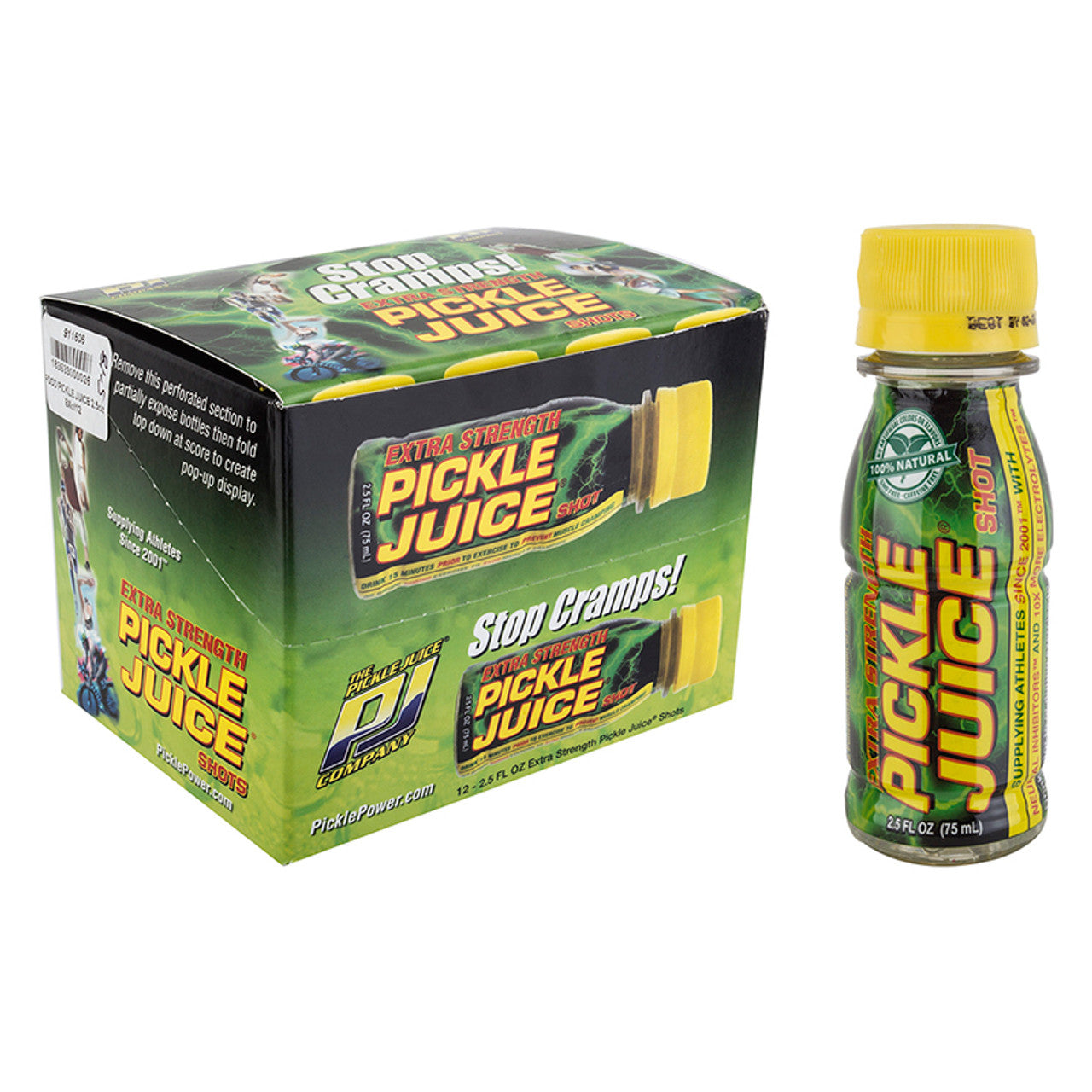 FOOD PICKLE JUICE 2.5oz EXTRA STRENGTHBXof12
